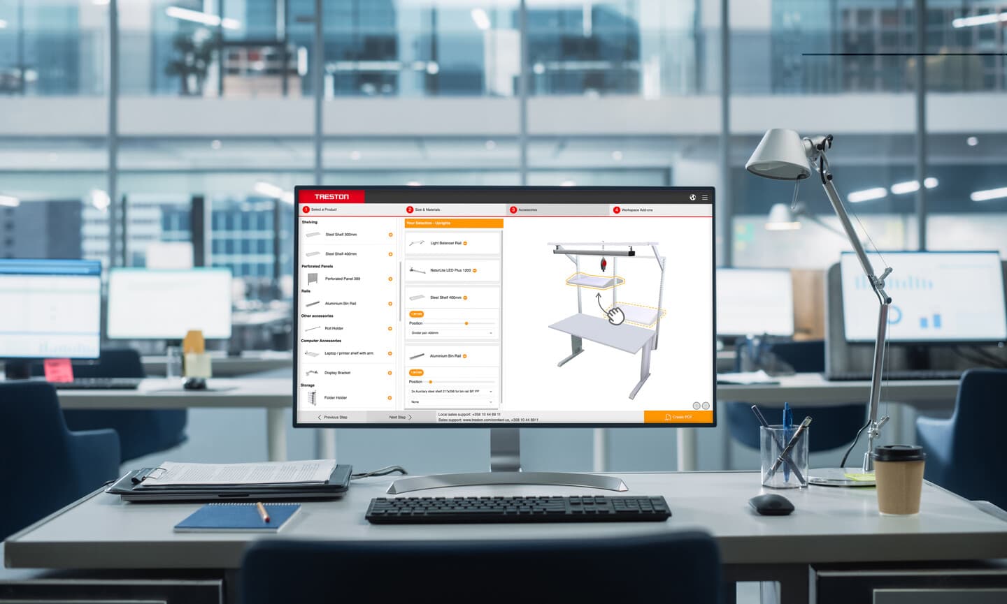 Hoe ontwerp je de ideale werkplek met de 3D Design tool?